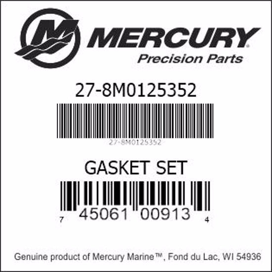 Mercury - Mercruiser 98-8M0125352 Overhaul Gasket Set