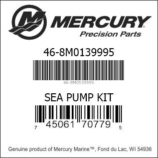Mercury-Mercruiser 46-8M0139995 Sea Pump Kit Without Air Fittings